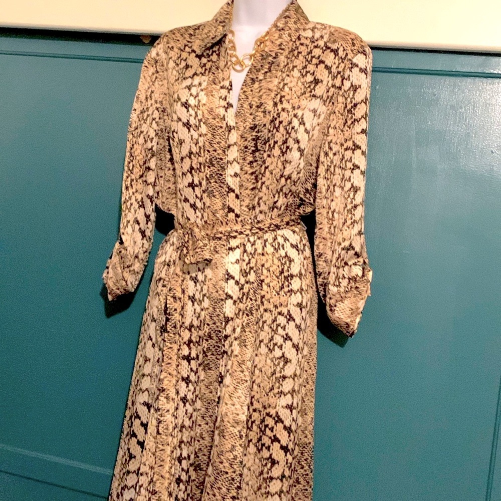 INC Maxi Print Dress